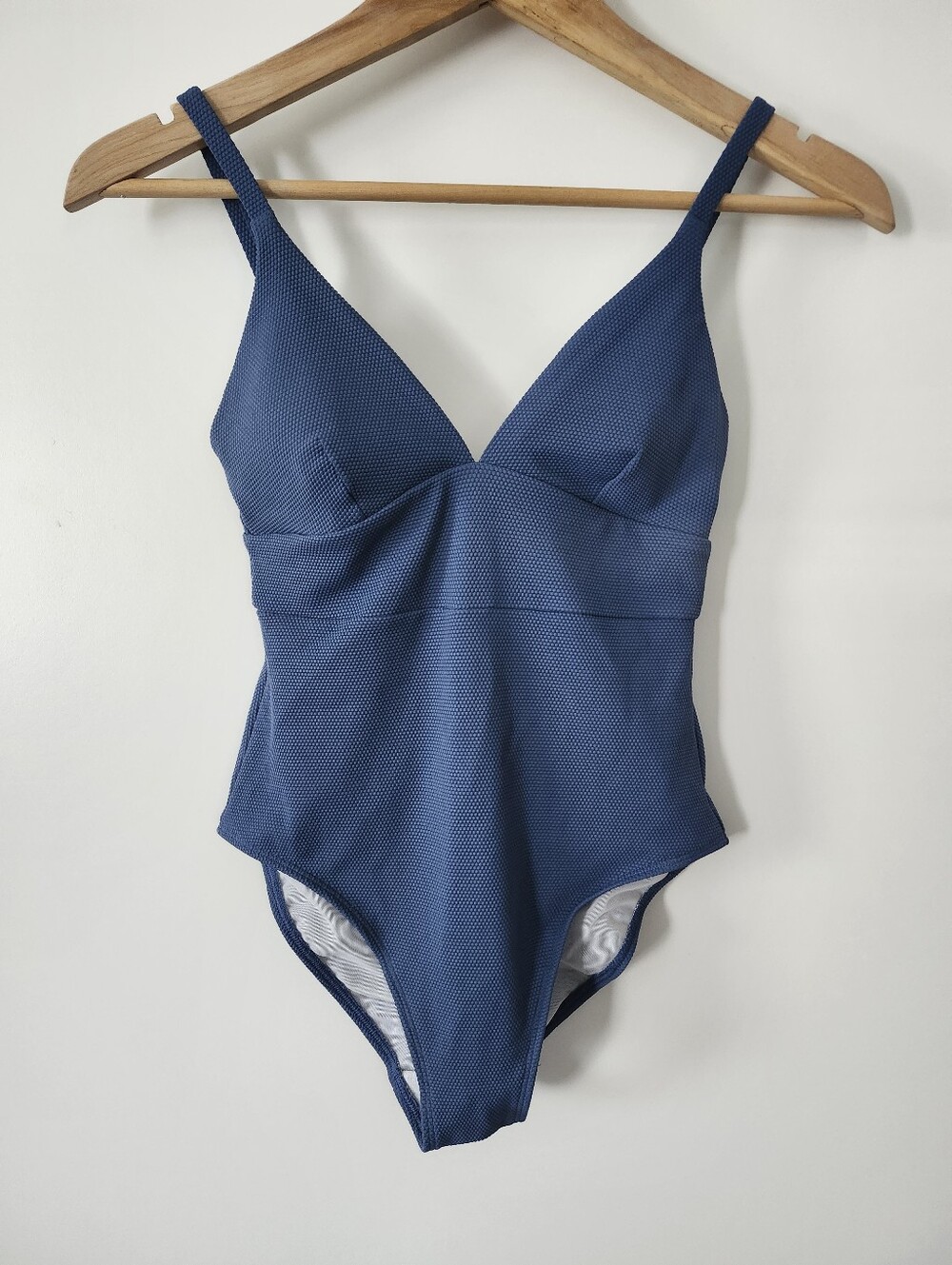 BODEN Slate Blue Size XS One Piece Bathing Suit Swimwear NWT